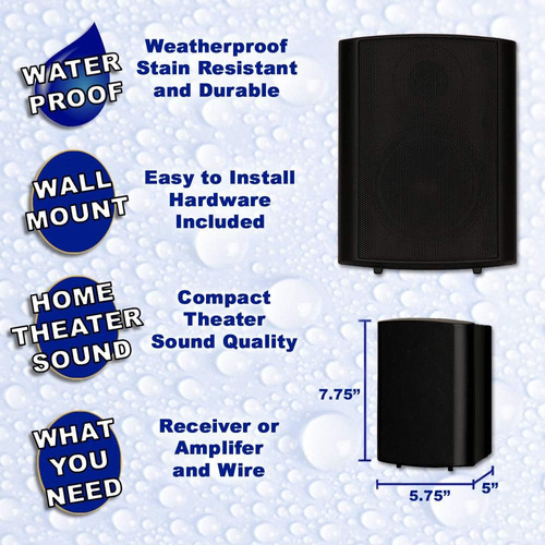 Theater Solutions Ts425odb Altavoces Para Interiores O Exter