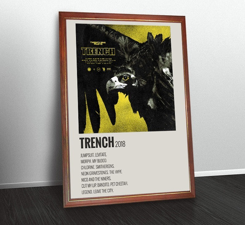 Twenty One Pilots Poster Album Trench En Cuadro 21 