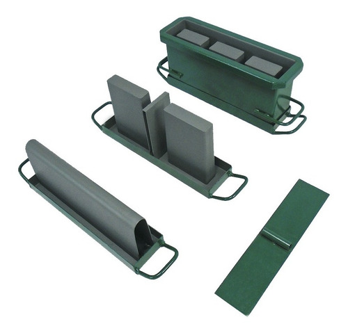 Kit Forma Bloco 3f, Meio Bloco E Canaleta 09x19x39 Com Fundo