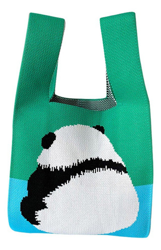 Cute Cartoon Animal Knitted Tote Bag Large Capacity22