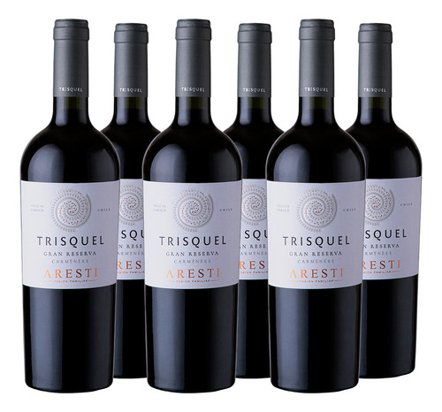 Vino Trisquel Gran Reserva Carmenere 6x750 Cc