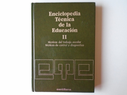 Enciclopedia Técnica De La Educación 2 Libro Ed. Santillana