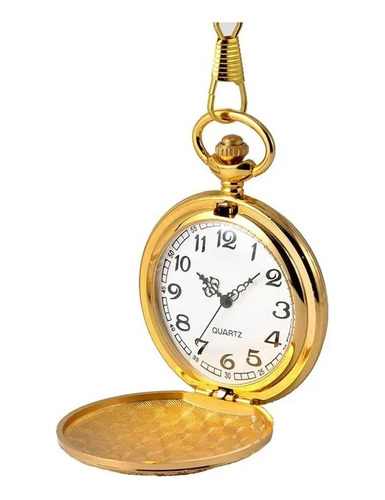 Oro Reloj Bolsillo Con Colgante Para Trajes Peaky Blinders