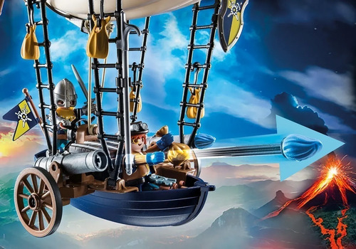 Imagen 7 de 9 de Playmobil Novelmore Zeppelin Novelmore De Dario 70642 Edu