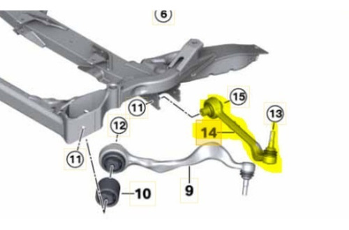 Brazo Suspension Derecho Bmw E90 E87 X1 |castellmar