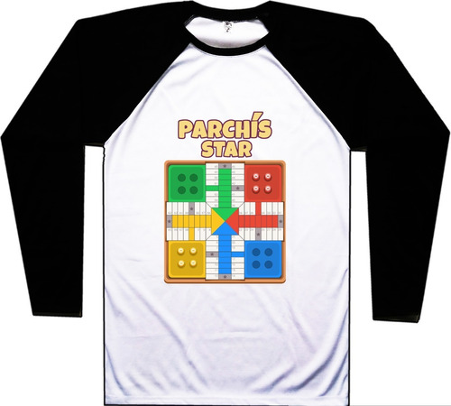 Buzo Parchis Star Gamer Juego Raglan Bca Urbanoz