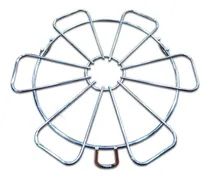 Comprar Rejilla Posa Apoya Pava Cromado Redondo Flor Pettish Online