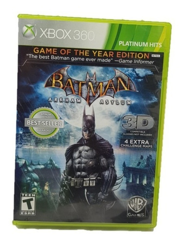 Batman Arkham Asylum Xbox 360 Dr Games