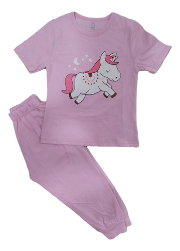 Pijama Unicornio Rosa Talla 3  O 36 Meses Para Niñas