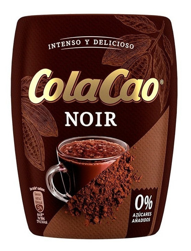 Chocolate Instantáneo Caliente Colacao Noir 0%azúcar Añadida