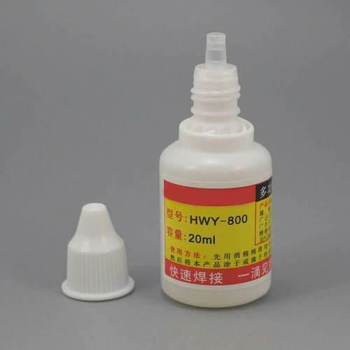 Flux Hwy-800 Para Acero Inoxidable Y Otros Materiales. 20ml