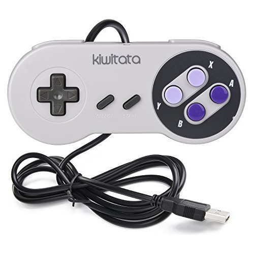 2x Retro Snes Classic Controlador Usb Gamepad Para Juegos Su