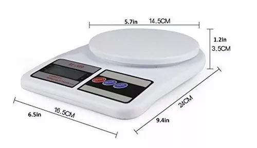 Bascula Digital Gramera para Cocina,Bascula Digital para Alimentos  10kg,Mini Balanza Cocina Con Pantalla LCD Precisa,Báscula Multifuncional  Escala de Alimentos para Cocinar,Medir Alimentos de Dieta : .com.mx:  Salud y Cuidado Personal