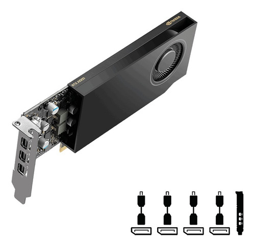 Tarjeta De Video Pny Nvidia Rtx A1000 8gb Gddr6 Mini Dp 1.4