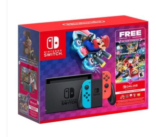 Nintendo Switch Grey Con Mario Kart Garantía Xuruguay