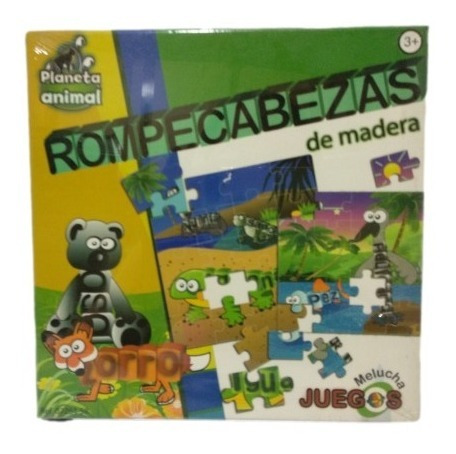 Rompecabezas De Madera (juegos Didáticos De Madera)