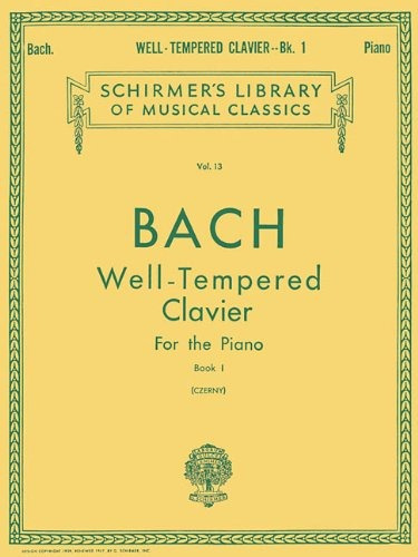 Book : Well Tempered Clavier - Book 1 (schirmers Library Of.