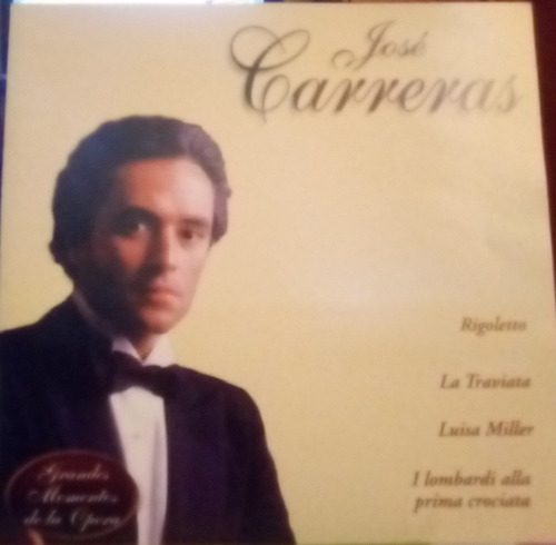 Cd José Carreras  Grandes Momentos De La Ópera 