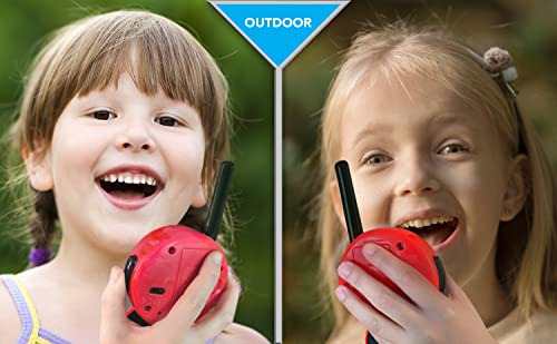 Ekids Miraculous Ladybug Walkie Talkies Para Niños, Juguete
