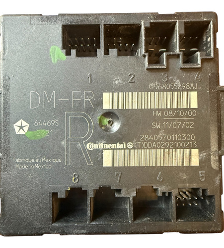Módulo Puerta Der Journey Ram 2014 (Usado)