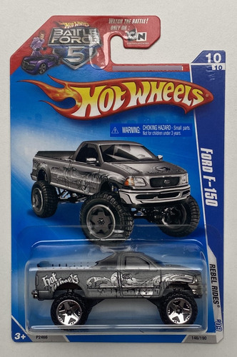 Hot Wheels 2009 Rebel Rides 146/190 - Ford F-150 Color Gris