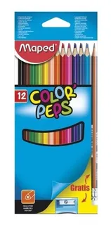 Lapices De Colores Maped Color Peps 12 Lapices