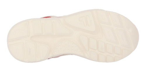 Imagen 6 de 7 de Zapatillas Fila Lifestyle Mujer Street Fit Bco-rosa-rojo Cli