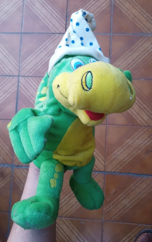 Danonino Dinosaurio Títere De Peluche