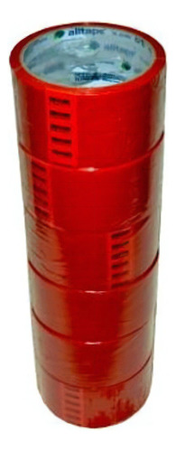 Fita Grossa Adesiva Durex 48mm X 40m Vermelho Altape C/5