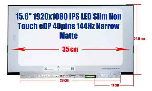 Pantalla Compatible Asus Tuf Fx506hc-hn Series 40 Pines