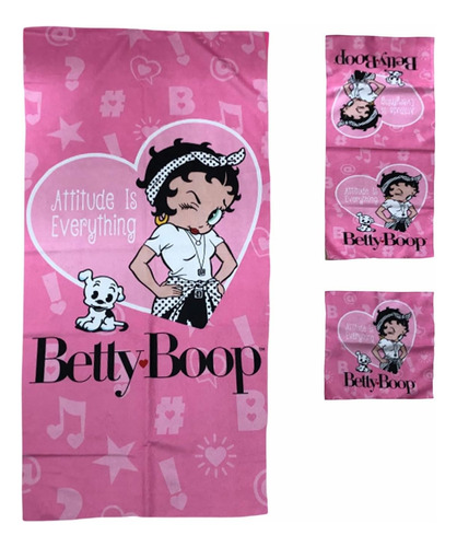 Juego De Toallas De Baño De 3 Piezas Betty Boop, Attitude - 