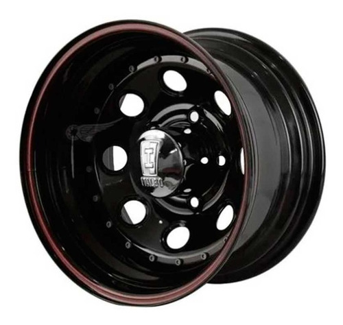 Llanta Deportiva Italbo 15x10 Modular Negra Ford Ika 5x139