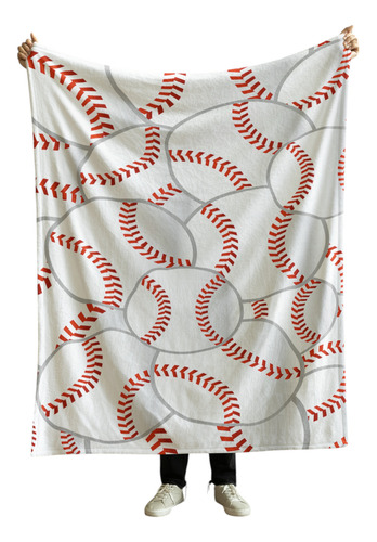 Cobija Frazada Manta Yo Soy La Señora Loca De Los Perros Beisbol Frazada Ligera 110x160cm