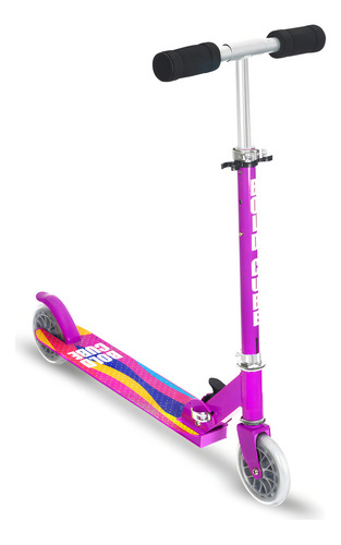 Monopatin Scooter Swift Kids 2 Ruedas Con Luz Bold Cube Color Purpura 2ws