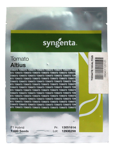 Semilla Martínez - Tomate Variedad Altius 1m - Syngenta