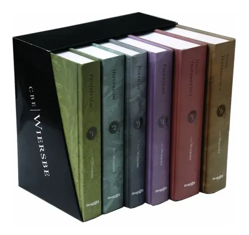 Livro Comentário bíblico expositivo Wiersbe - 6 Volumes, de Wiers...
