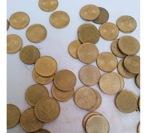 Lote 1 Kg Antiguas Monedas Argentinas En Bronce Lote 9 Ver (Usado)