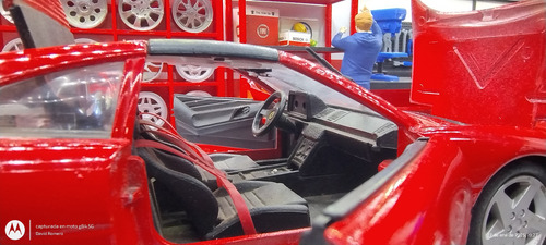 Ferrari 348 Ts Burago Escala 1 18, Rojo (Usado)