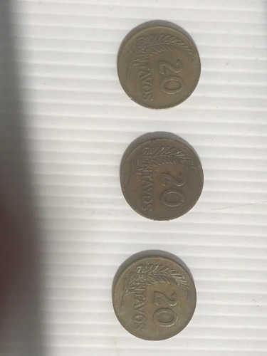 20 Centavos Moneda Set X 3 Ver Fotos Leer Descripción 1960