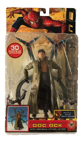 Doc Ock Doctor Octopus Spiderman 2 Raimi Movie Toybiz 2004