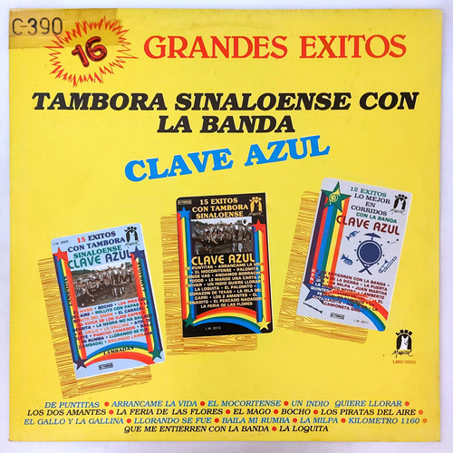 Banda Clave Azul - Tambora Sinaloense Con   Lp