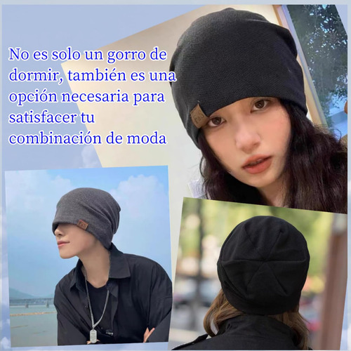 Gorro De Dormir Holgado Y Ajustable Para Hombre Y Mujer