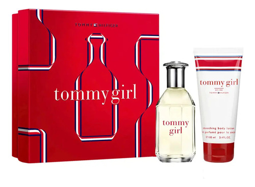 Set Tommy Hilfiger Girl Edt 100 Ml + Locion Corporal 100 Ml