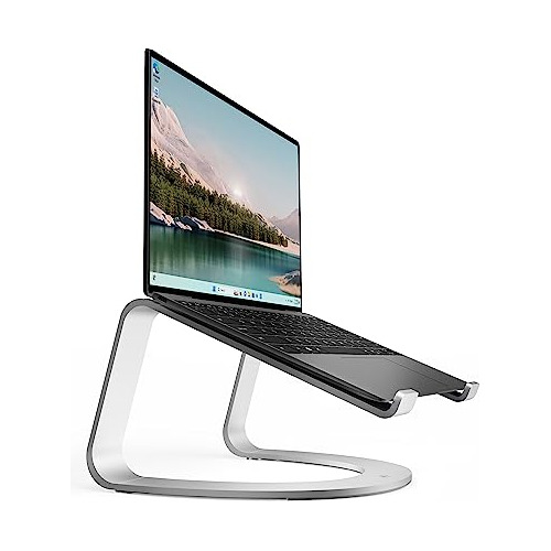 Soporte Ergonómico De Aluminio Para Laptop Y Macbook Curve S