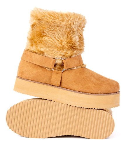 Botas Calentitas Invierno Pantubotas Mujer Peluche Botitas