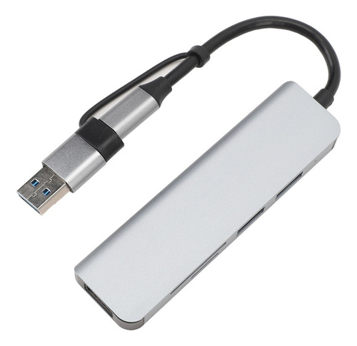 Estación Acoplamiento Usb C 5 En 1 Tipo Hub, 5 Gbps, 3 Da