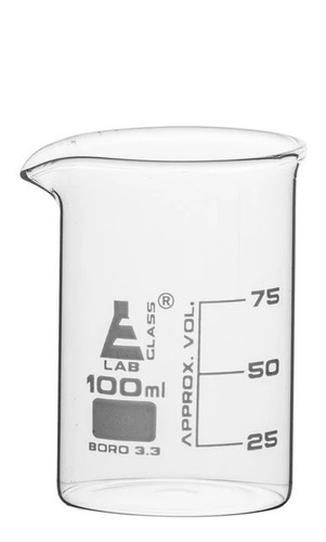 Vaso De Precipitación De Vidrio 100ml