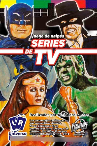 Series De Tv  - Juego De Naipes - Universo Retro