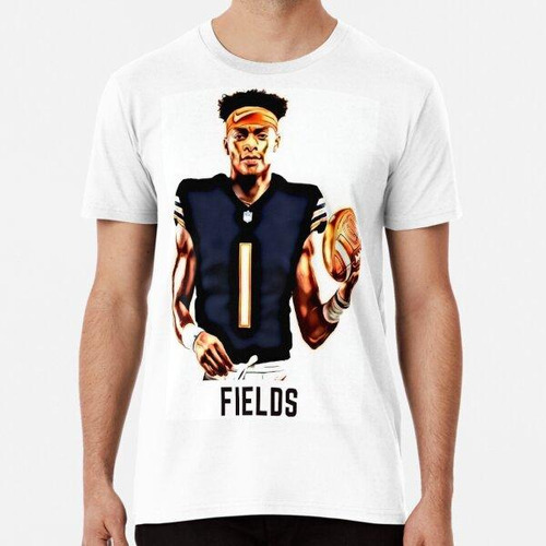 Remera Camisa De Los Osos De Justin Fields Algodon Premium