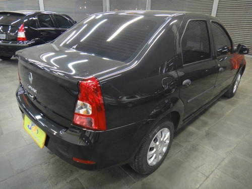 Renault Logan Expression 1.0 16v Hi-flex Completo 2011 Preto